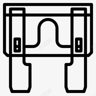 保险丝元件器件图标