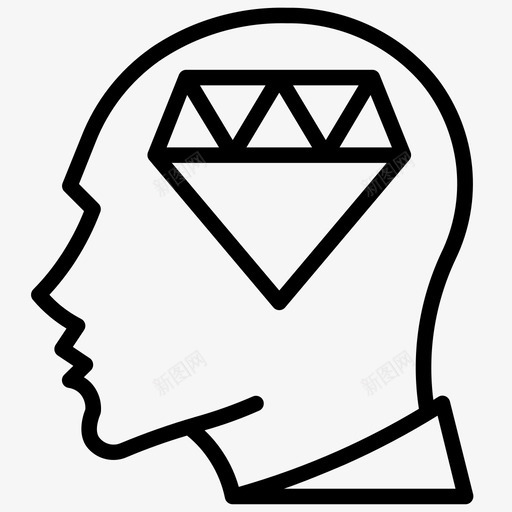 钻石大脑市场与经济svg_新图网 https://ixintu.com 钻石 大脑 市场 经济