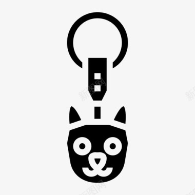 钥匙链配件cat图标
