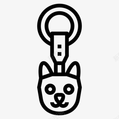 钥匙链配件cat图标