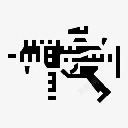 冲锋发射器冲锋枪军队发射器高清图片