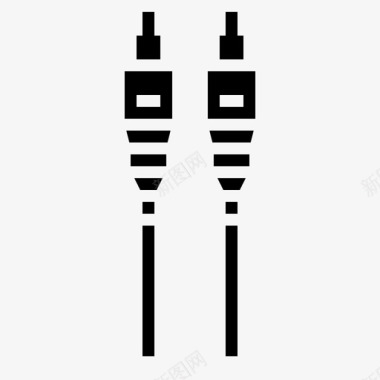 同轴电缆电子图标
