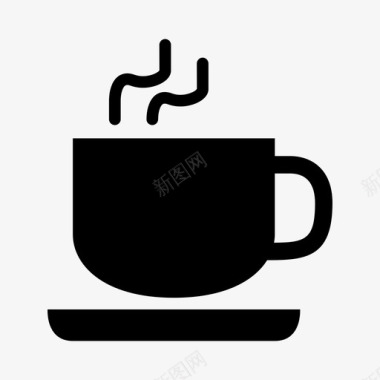 咖啡咖啡馆茶杯图标