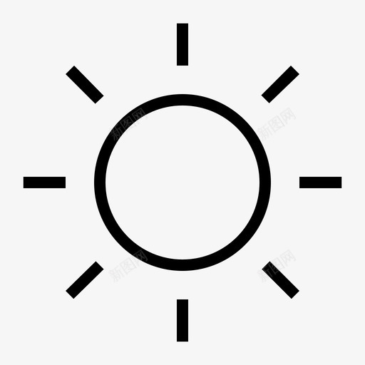 低亮度向下圆形svg_新图网 https://ixintu.com 亮度 向下 圆形 太阳