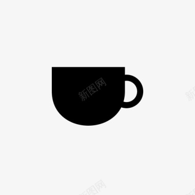 杯子冲泡咖啡图标