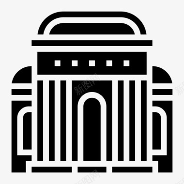 马戏团游乐园娱乐场所图标