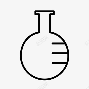 佛罗伦萨瓶化学家化学图标