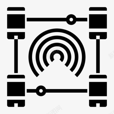 空投连接网络图标