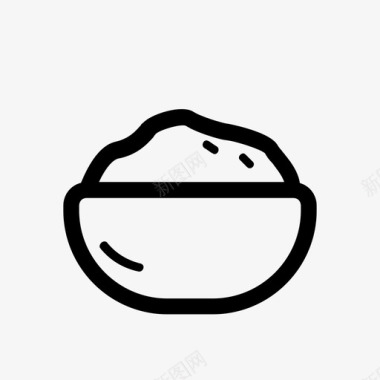 饭碗吃食物图标