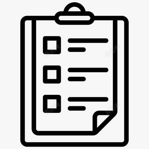 议程列表业务剪贴板svg_新图网 https://ixintu.com 议程 列表 业务 剪贴板 业务管理