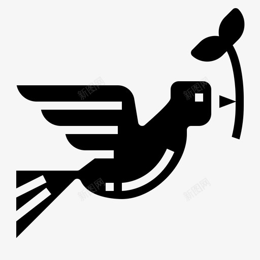鸽子动物鸟svg_新图网 https://ixintu.com 和平 鸽子 动物