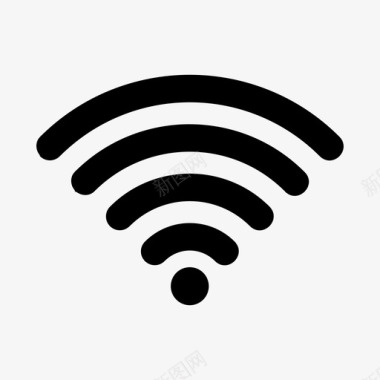 wifi酒吧连接图标