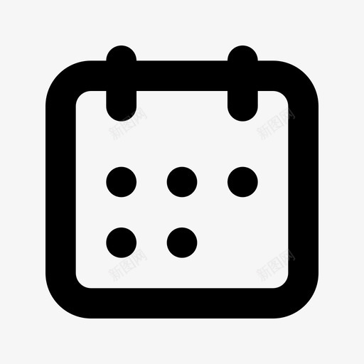 日历日期事件svg_新图网 https://ixintu.com 日期 日历 事件 月年 音乐