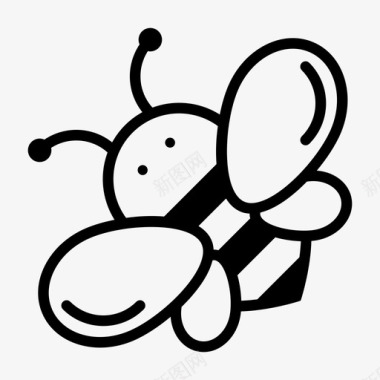蜜蜂虫子苍蝇图标