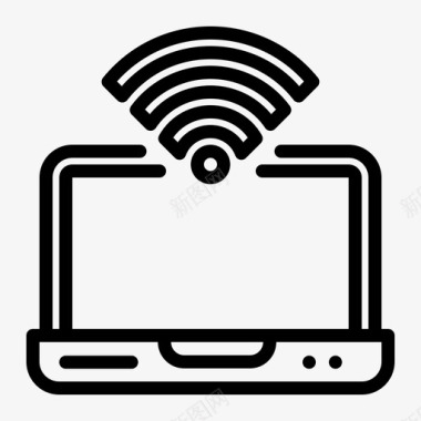 wifi信号电子设备电子产品图标