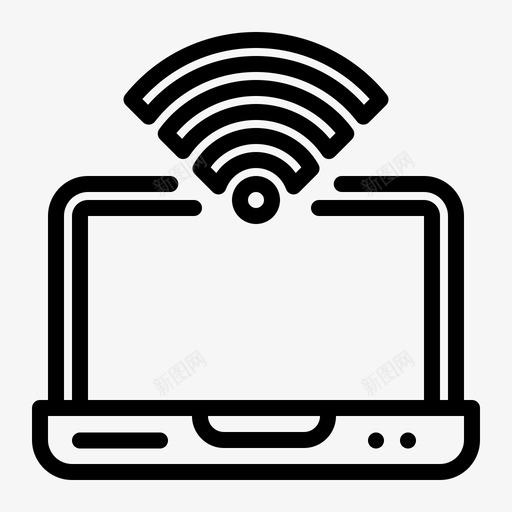 wifi信号电子设备电子产品svg_新图网 https://ixintu.com 信号 电子设备 电子产品 笔记本 电脑网络 酒店 旅游