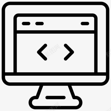 网页浏览器开发者网页设计图标