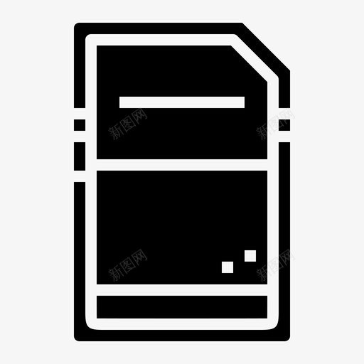 存储卡相机固态硬盘svg_新图网 https://ixintu.com 存储卡 相机 固态 硬盘 商店 固体