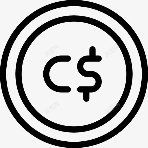 美元加元加拿大svg_新图网 https://ixintu.com 美元 加元 加拿大 贸易 主要 货币