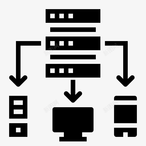 服务器技术数据库网络svg_新图网 https://ixintu.com 服务器 技术 技术服务 数据库 网络 数据传输