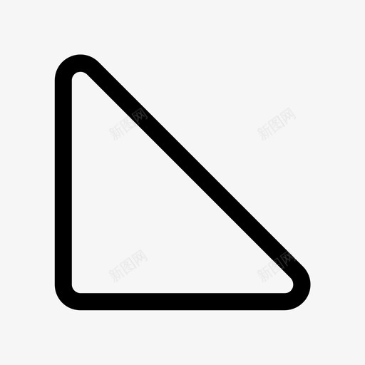 三角形三边基本svg_新图网 https://ixintu.com 三角形 基本 基本形 形状 三边