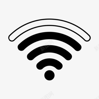 wifi酒吧连接图标