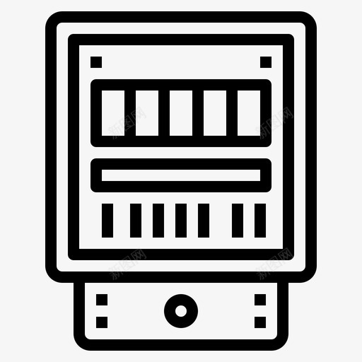 电表电发电机svg_新图网 https://ixintu.com 电表 发电机 技术 电工