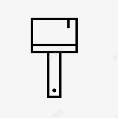 刷子建筑工作图标