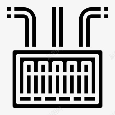 保险丝盒危险电气面板图标