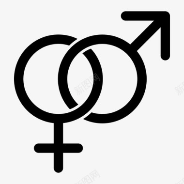 性别男孩女性图标