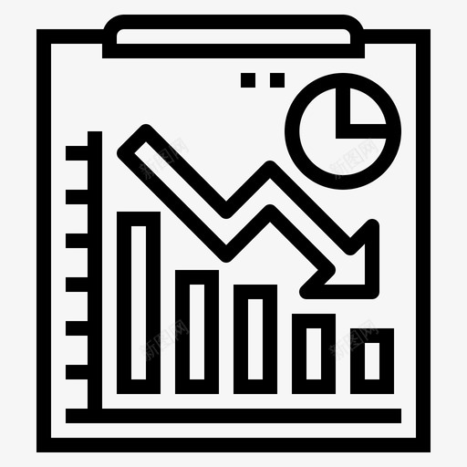股票分析业务svg_新图网 https://ixintu.com 业务 股票 分析 统计 图标