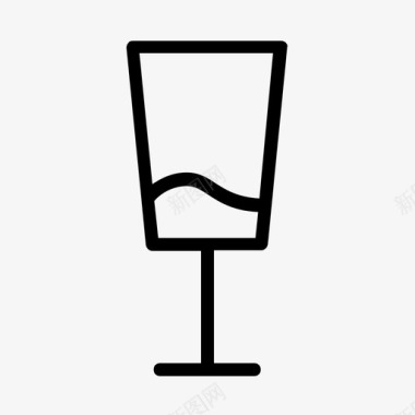 饮水杯液体水图标