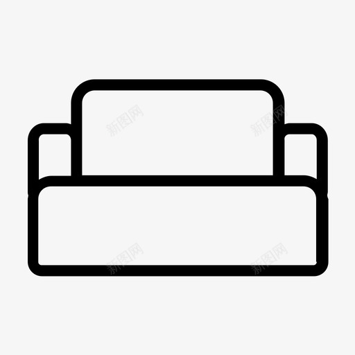 沙发家具家居用品svg_新图网 https://ixintu.com 沙发 家具 家居用品 座椅