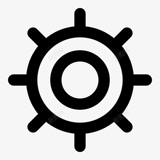舵轮舵舵手svg_新图网 https://ixintu.com 舵轮 舵舵 舵手 舵柄