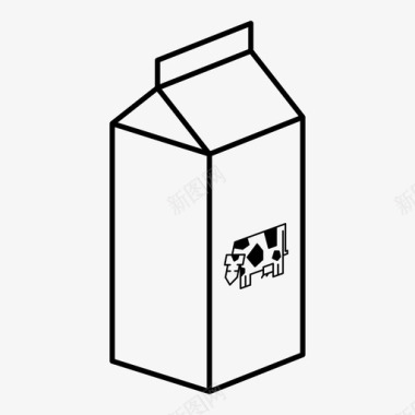 牛奶乳制品乳糖图标