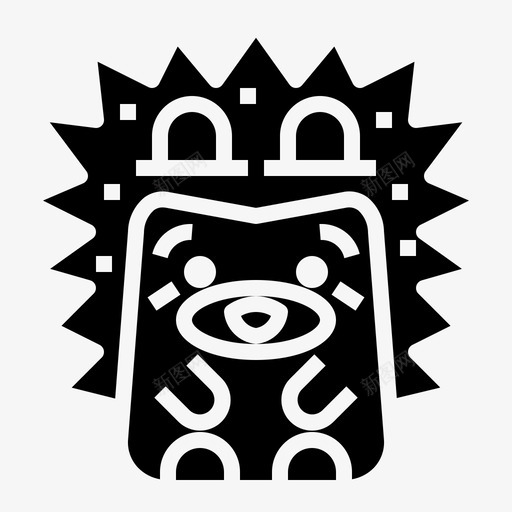 刺猬动物宠物svg_新图网 https://ixintu.com 宠物 刺猬 动物 野生动物