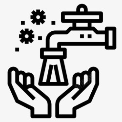 消毒防护洗手消毒卫生高清图片