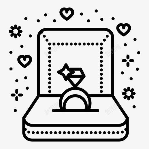 订婚戒指情侣结婚svg_新图网 https://ixintu.com 订婚 戒指 情人节 情侣 结婚 求婚 婚礼