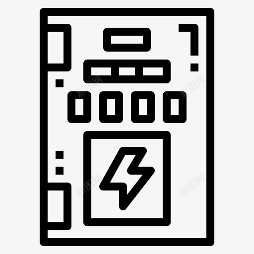 配电盘电子能源svg_新图网 https://ixintu.com 配电盘 电子 能源 电工