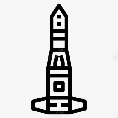 火箭飞机宇宙飞船图标