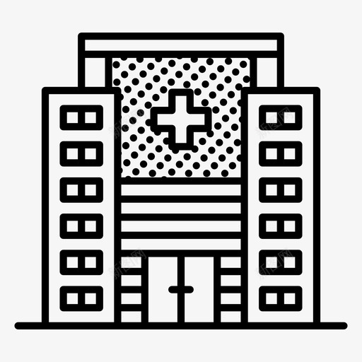 医院冠状病毒冠状病毒19型svg_新图网 https://ixintu.com 冠状 医院 病毒 病毒型 健康保健