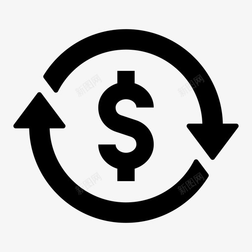 美元符号商业金融svg_新图网 https://ixintu.com 美元 符号 商业 金融投资 货币