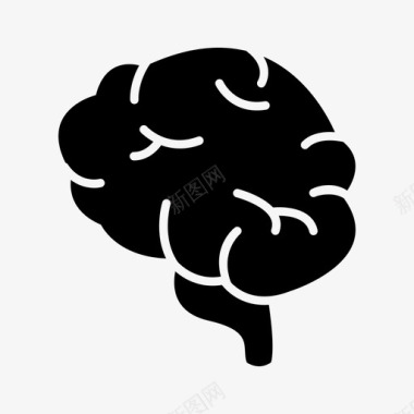 脑解剖学心智图标