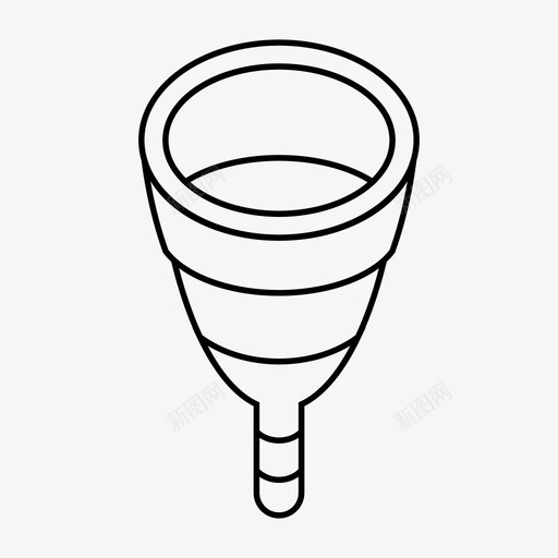 月经杯血液卫生svg_新图网 https://ixintu.com 月经 血液 卫生 硅胶