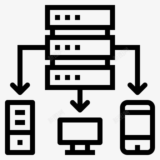 服务器技术数据库网络svg_新图网 https://ixintu.com 服务器 技术 技术服务 数据库 网络 数据传输