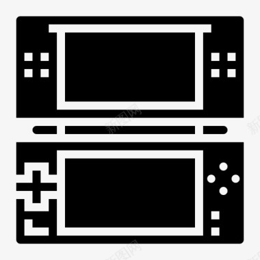 电子游戏游戏板手持式游戏机图标