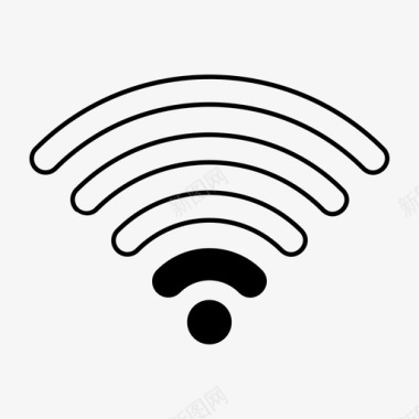 wifi酒吧连接图标