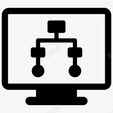 网站地图页面结构图标