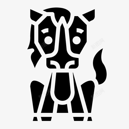马动物哺乳动物svg_新图网 https://ixintu.com 马动物 动物 哺乳动物 宠物