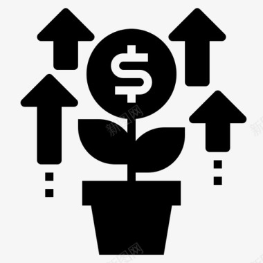 成长业务资金图标